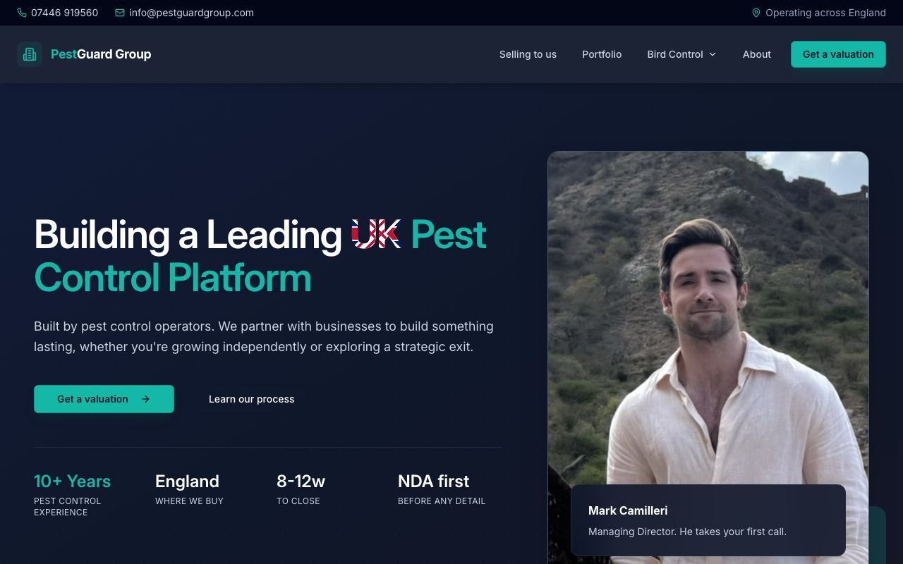 PestGuard Group website